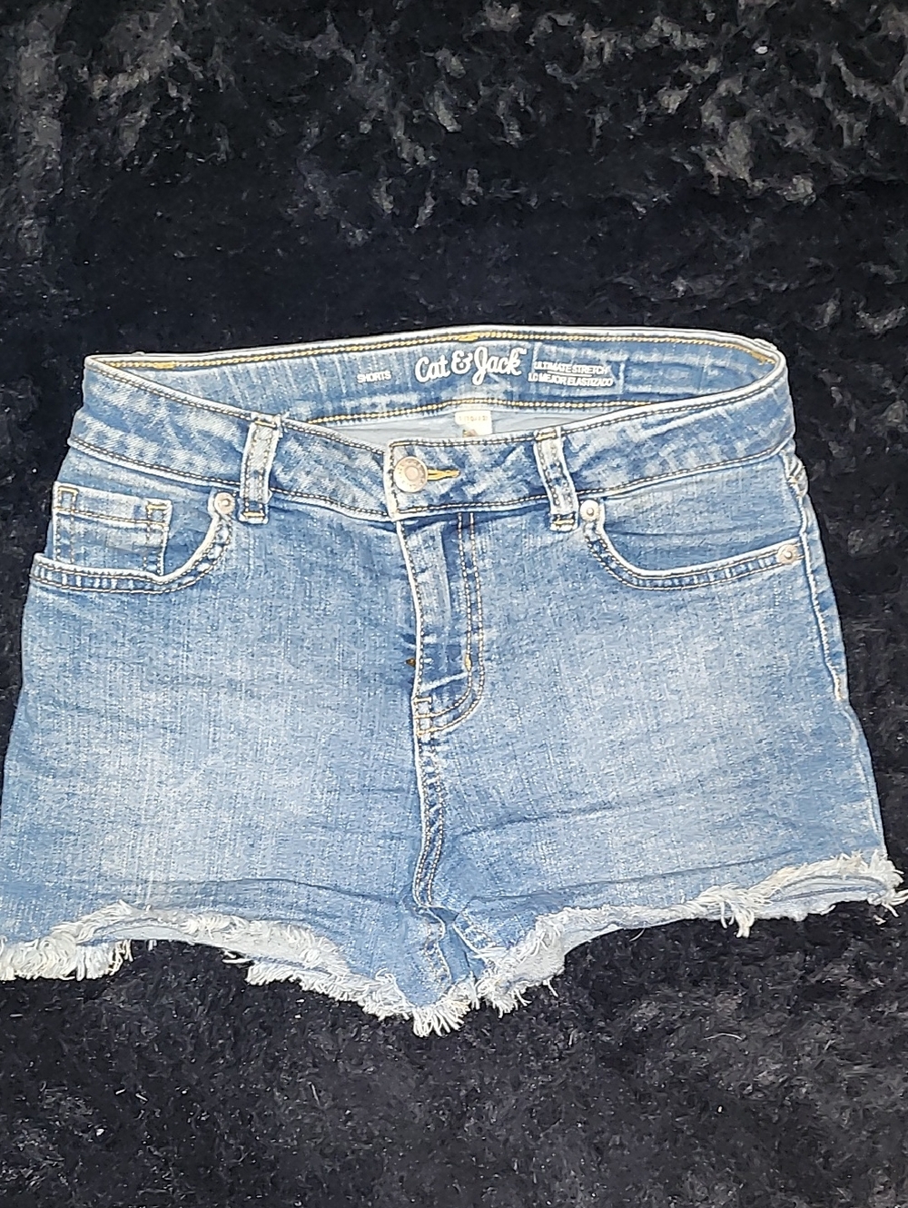 Cat & Jack Light Wash Denim Cutoff Shorts